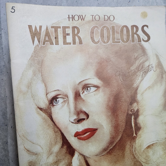 How To Do Water Colors Materials to Use and How to Paint with Watercolors #5 Vtg - Picture 14 of 16